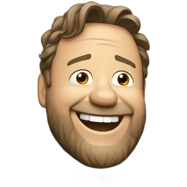 Russell Crowe laugh emoji