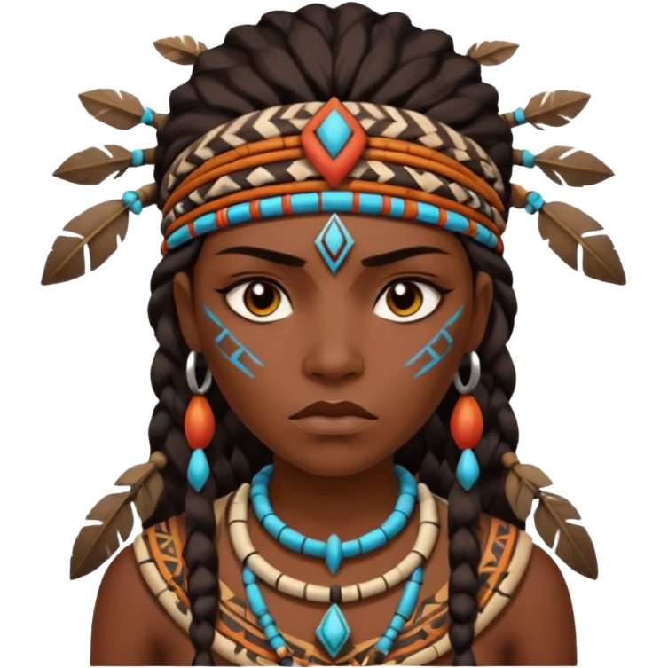 elemental tribal woman emoji