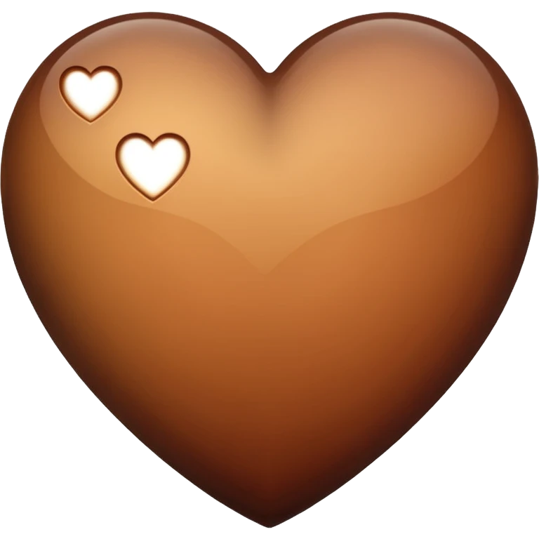 heart with brown gradient emoji