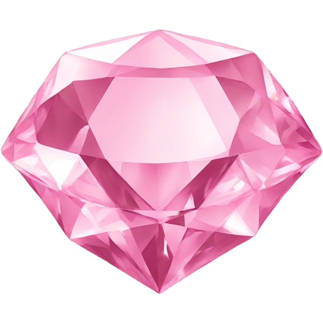Pink diamond ring emoji