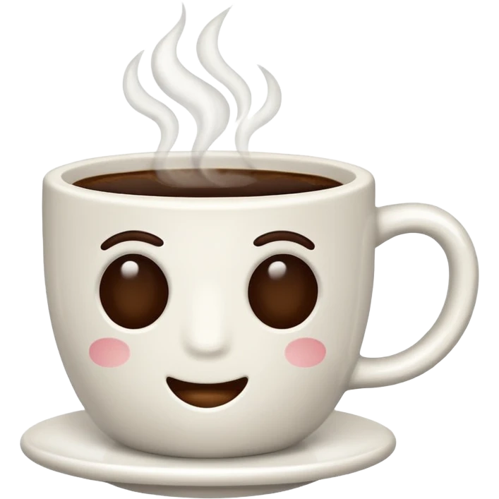 A coffee cup emoji