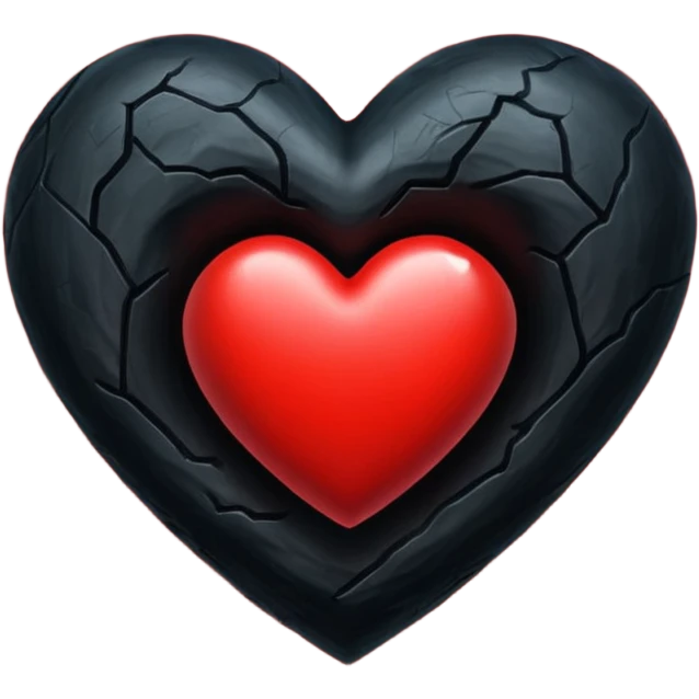 Spooky heart emoji