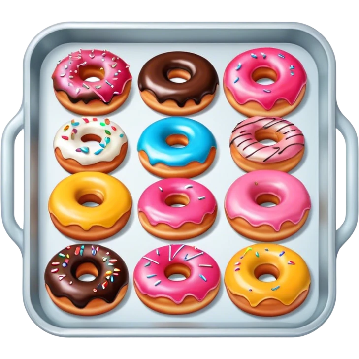 tray of donuts emoji