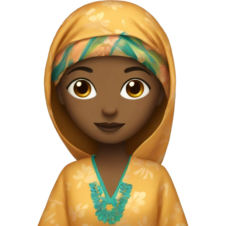 Girls in kaftans emoji