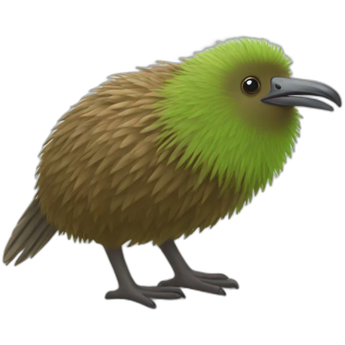 kiwi bird, bird from new zealand emoji