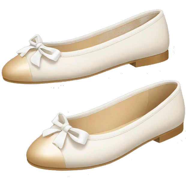 Chanel ballet flats emoji