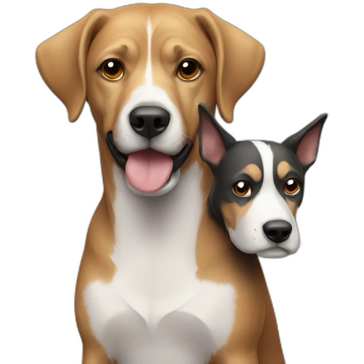 cazador con perro emoji
