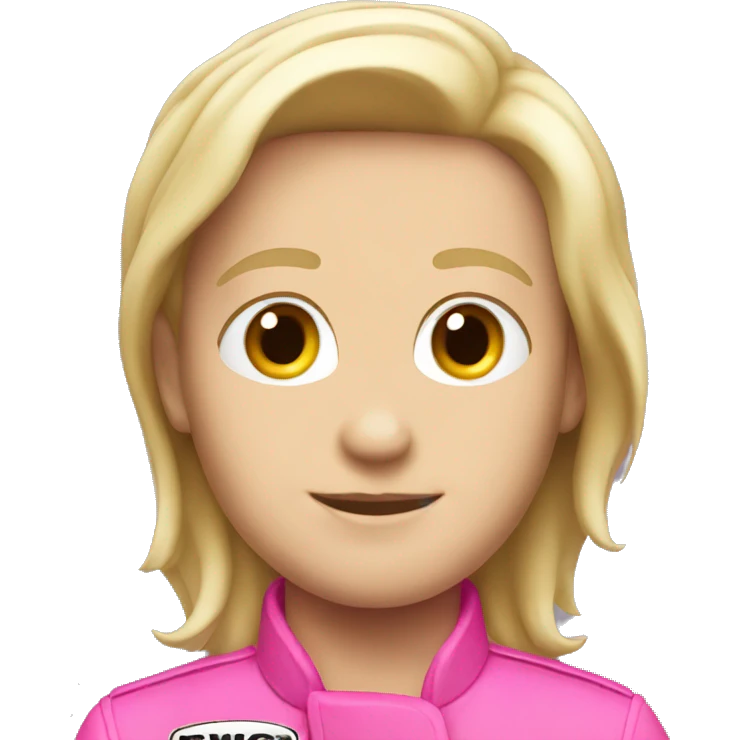 Formula 1 pink emoji