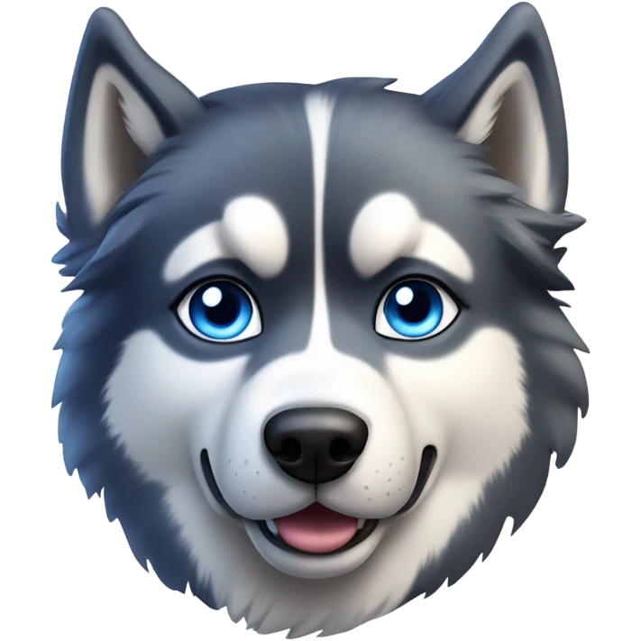 Husky metal emoji