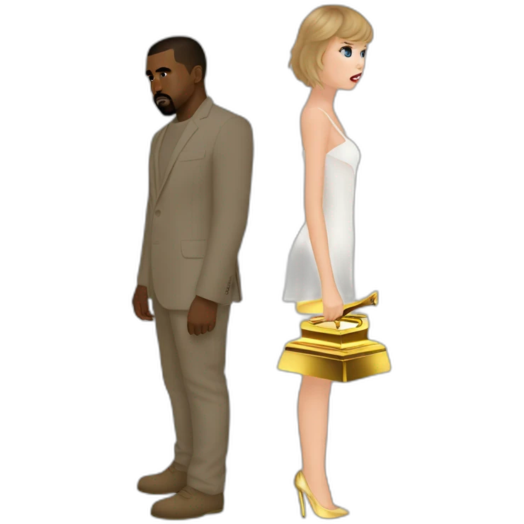 kanye grammys taylor swift emoji