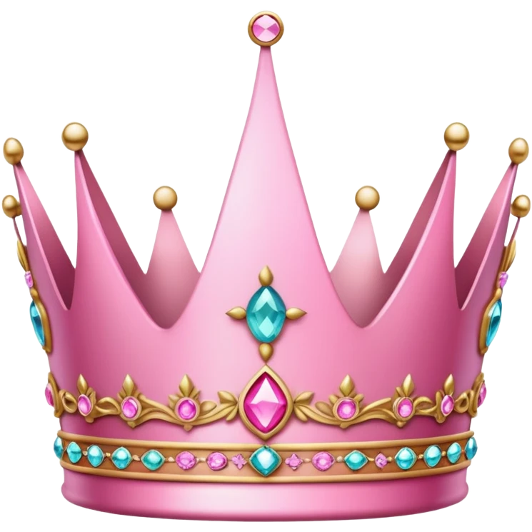 Pinke krone emoji