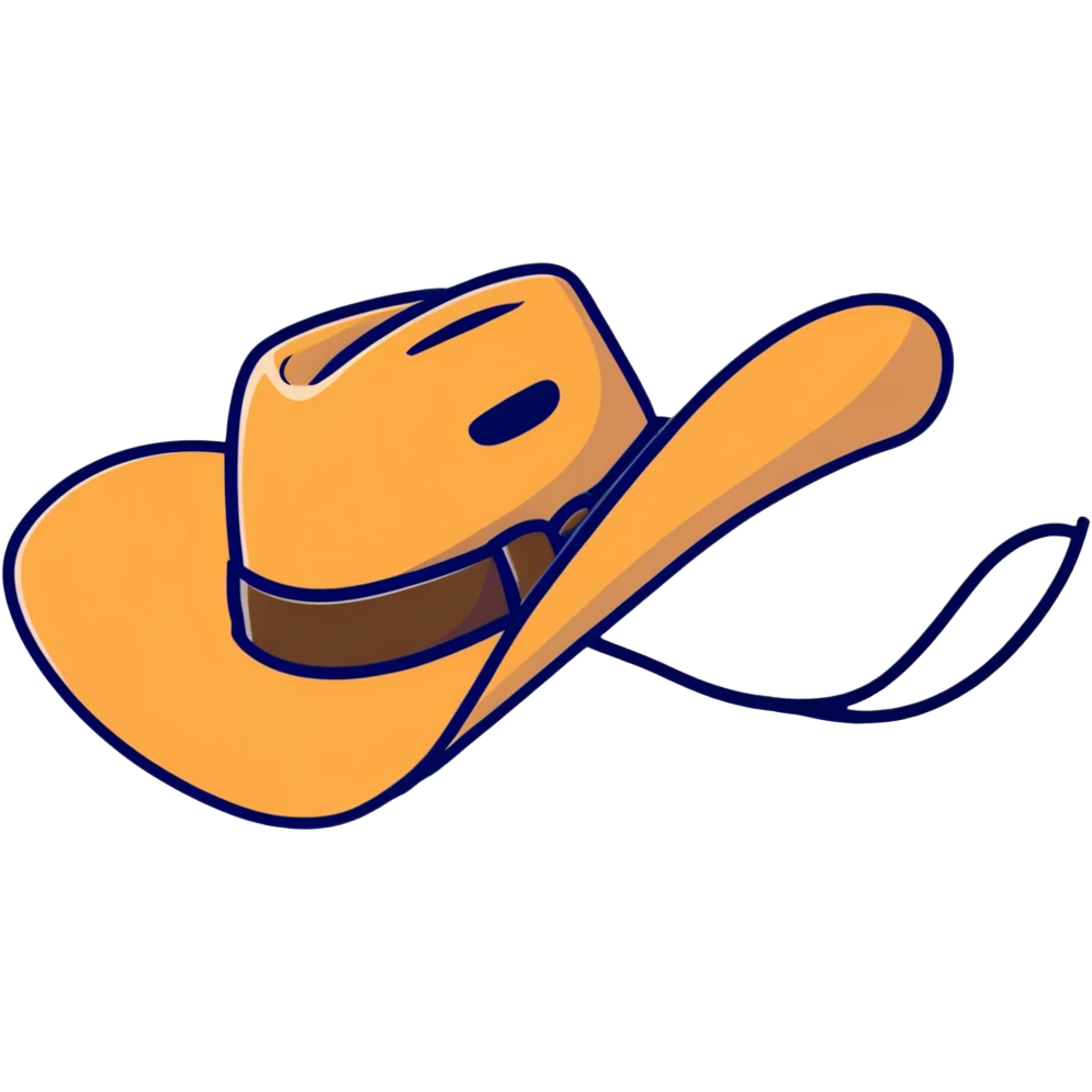 Texas cowboy hat emoji