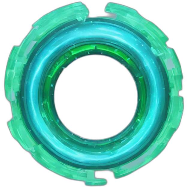vortex portal teleportation blue and reen emoji