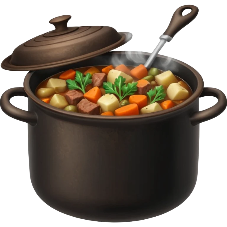 winter food in a nice pot  emoji