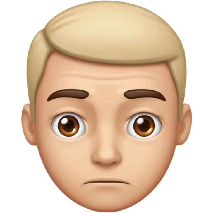 Stubborn hard head emoji