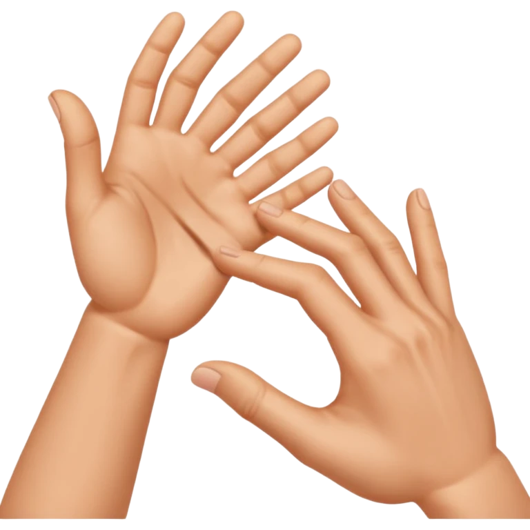 two hands gesturing a strangling an invisible subject emoji