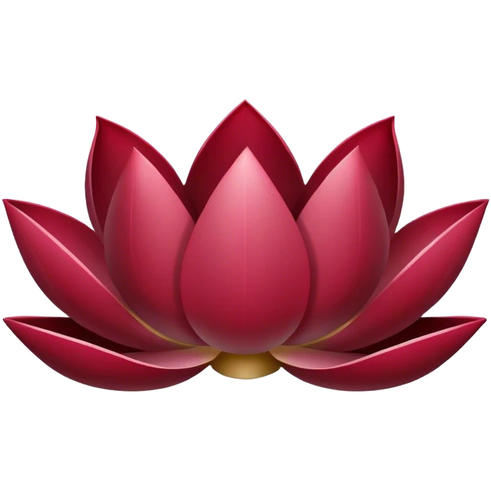 Lotus Burgundy  emoji