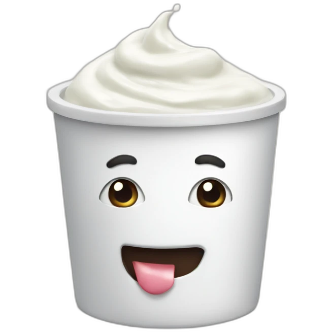 yoghurt emoji