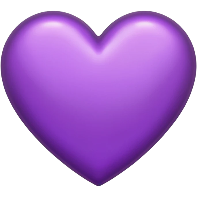 Purple heart emoji
