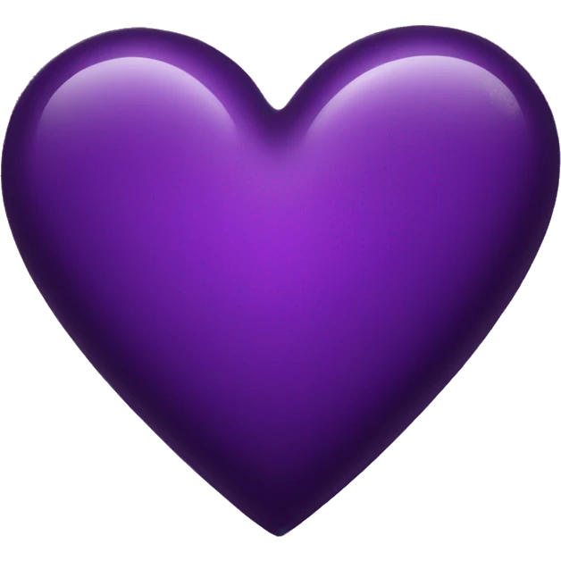 Dark Purple Heart emoji
