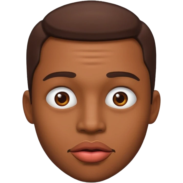 Guy with big lips emoji