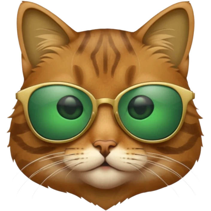 Cat wearing sunglasses emoji