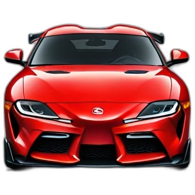 Red GR Supra facing forward emoji
