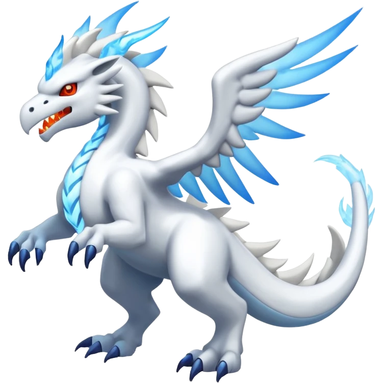 Kyurem-Reshiram-Fakémon-hybrid-creature (full body)  emoji