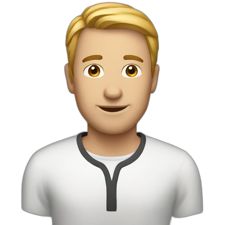 a man with cigrate emoji
