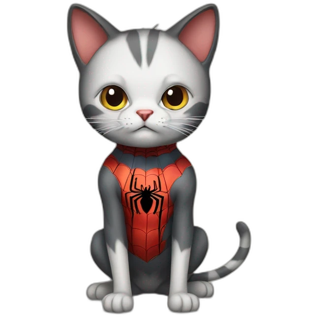 spiderman cat emoji