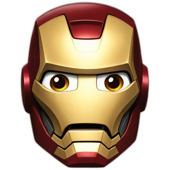 surprised iron man emoji