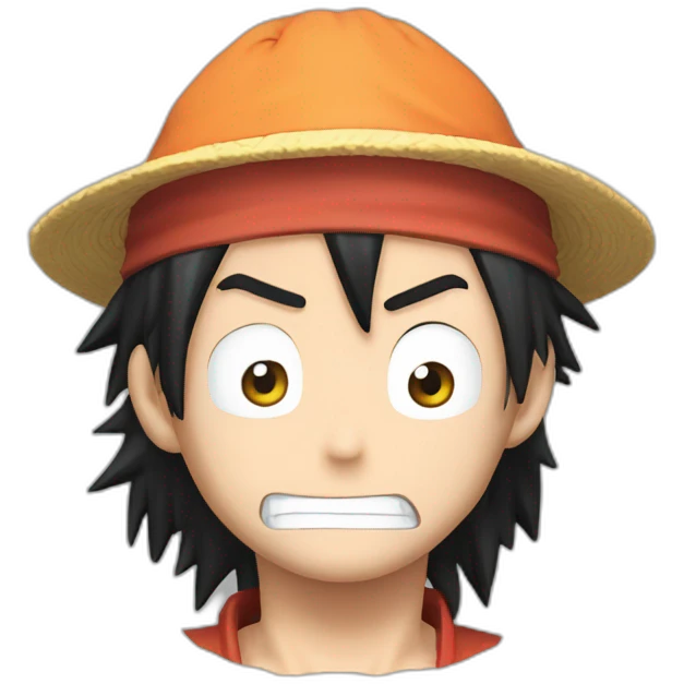 Luffy qui embrasse Naruto emoji