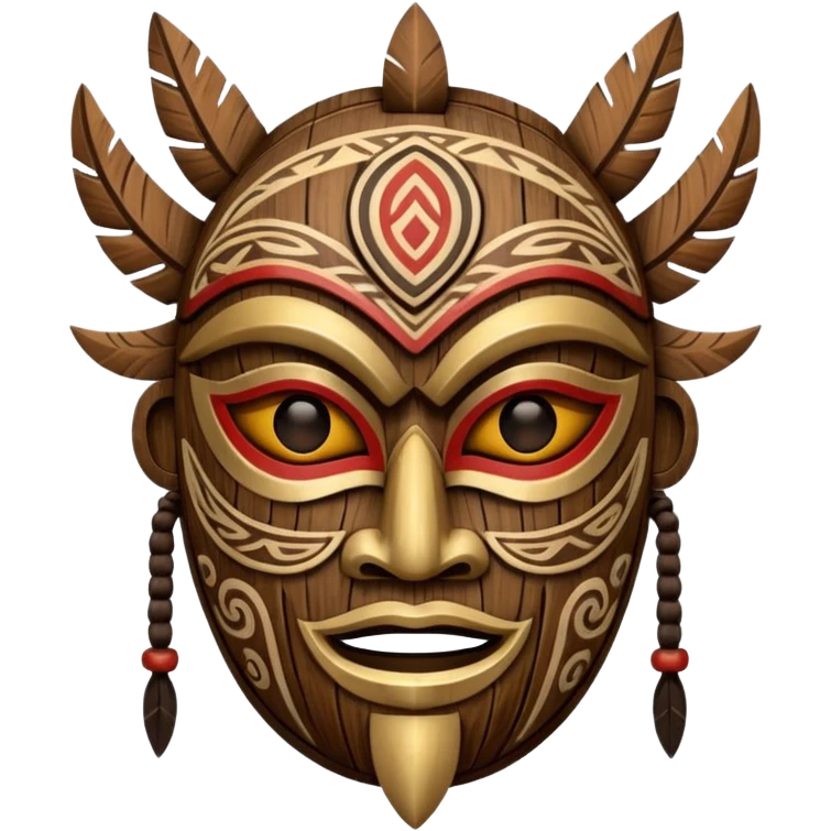 tribal mask emoji
