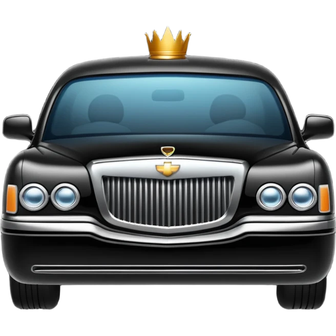 black limo emoji