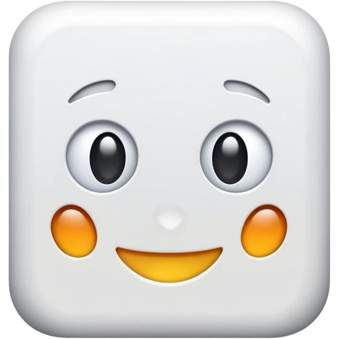 white color emoji