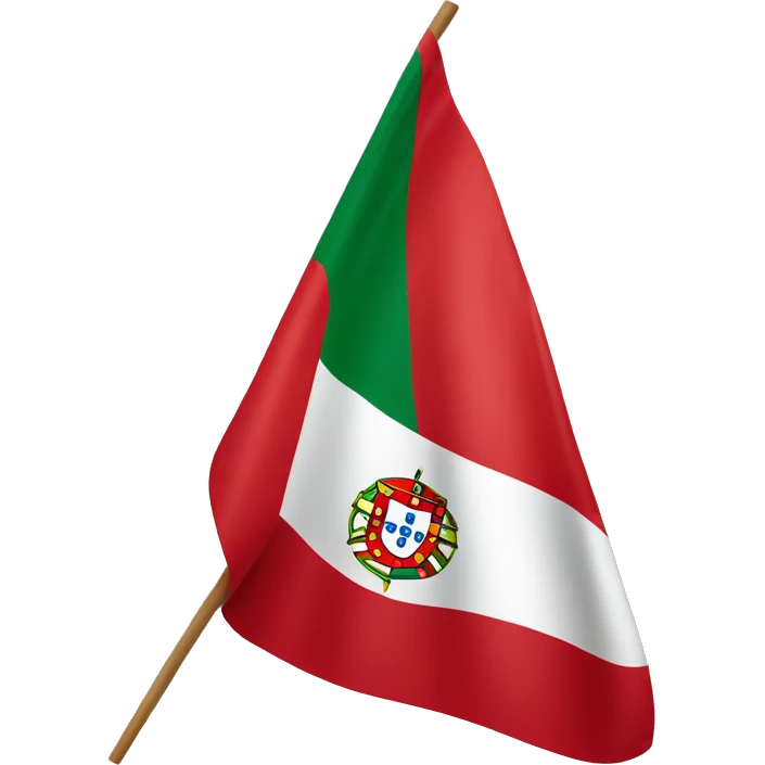 Drapeau du Portugal mélanger avec le drapeau français  emoji