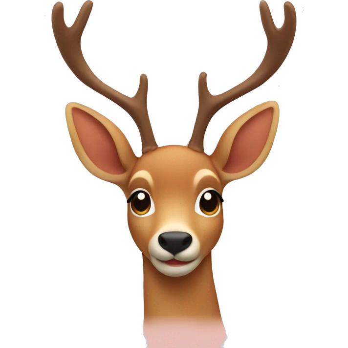 deer waving hello emoji