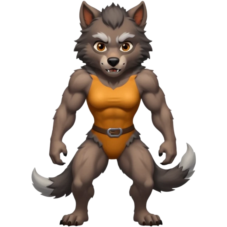 Female Werewolf body emoji