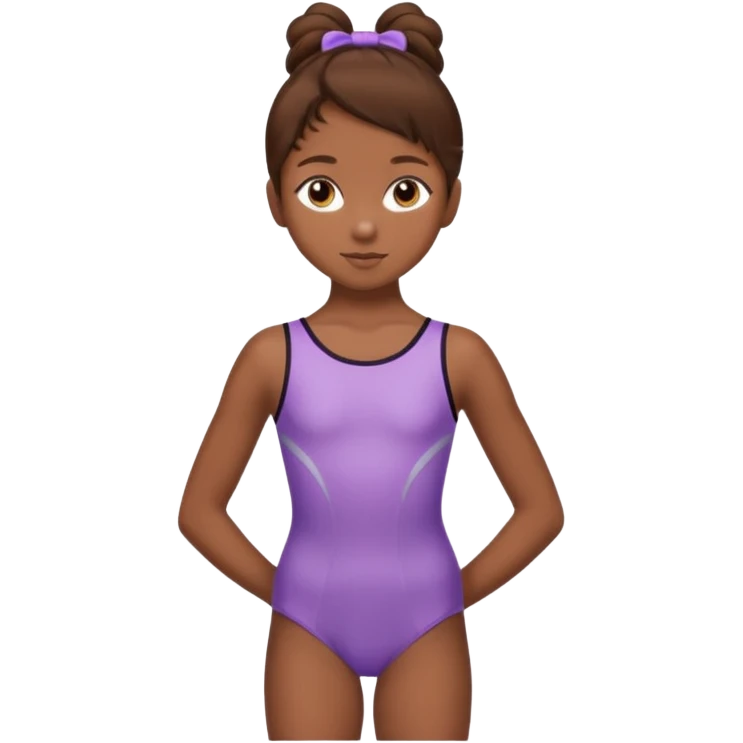 Una patinadora de 12 años y es morena de pelo y lleva un mallott super bonito emoji
