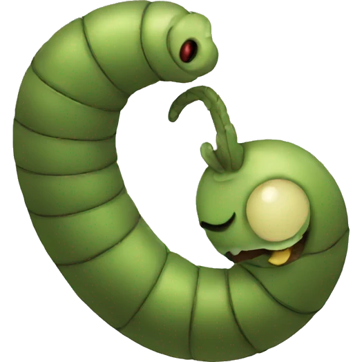 worm emoji