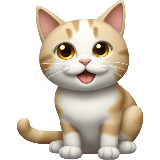 Gato con moño  emoji