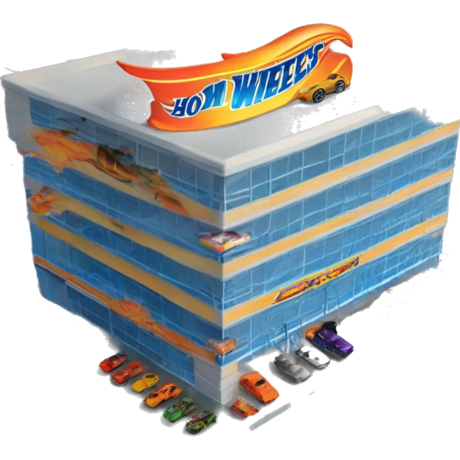 2xl Multi-story garage for capacity 500 hot wheels cars. emoji