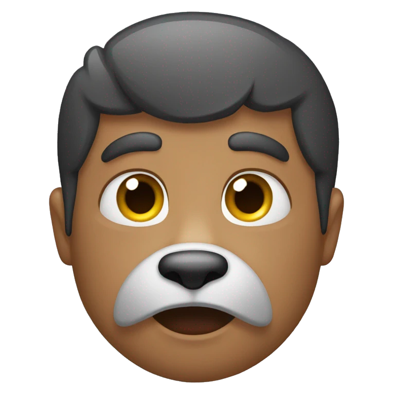 Oso con anteojos emoji