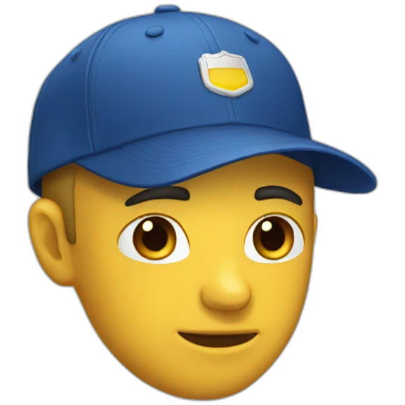 Casquette emoji