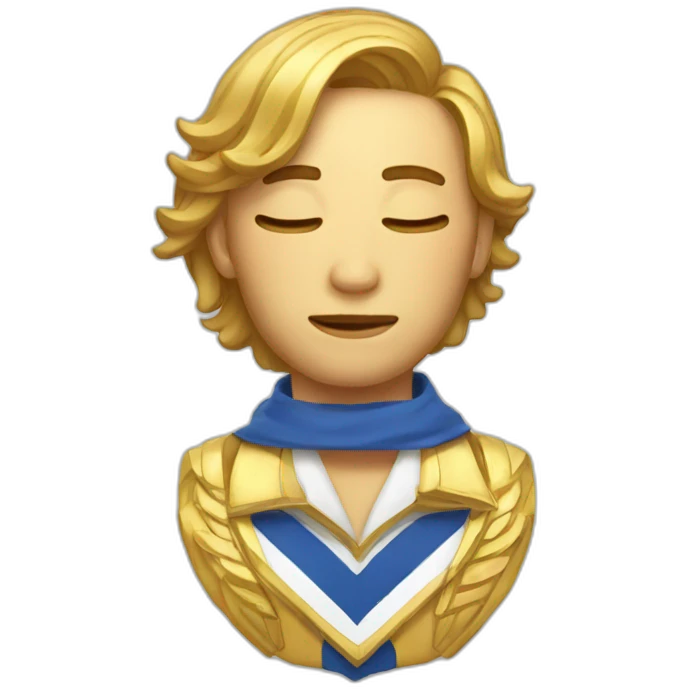 Sleepy medal emoji