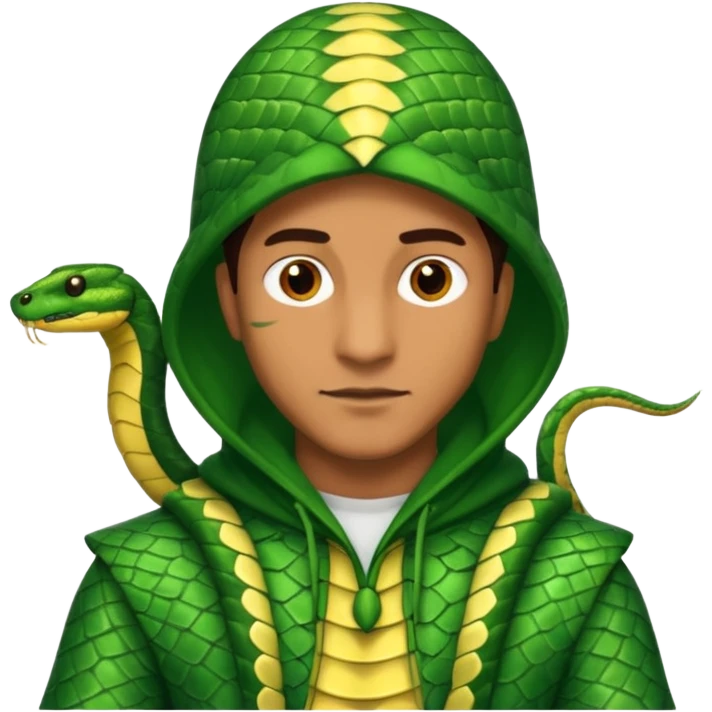 man in snake costume  emoji