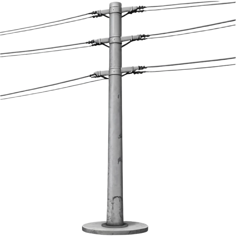 Electric pole with wiers emoji
