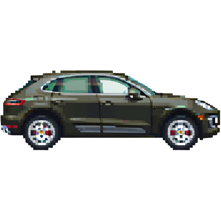 Porsche Macan car side view emoji