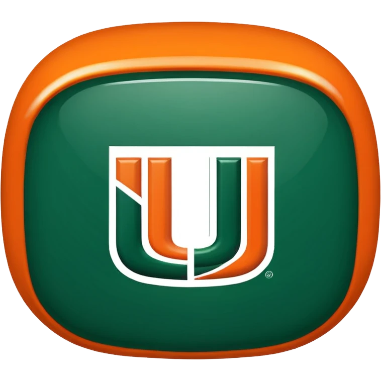 Miami Hurricanes logo emoji