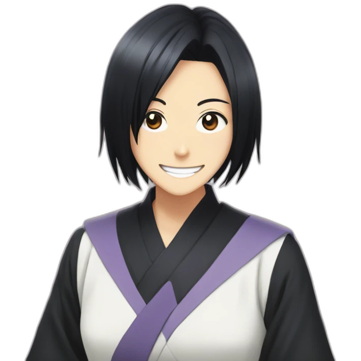 Rukia Kuchiki smiling emoji